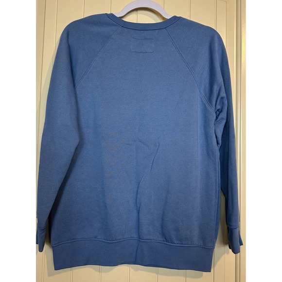 State of Mine‎ Women's blue Oklahoma Crewneck fleece lined Sweatshirt sz S GUC - Picture 4 of 5